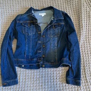 Dark wash jean jacket